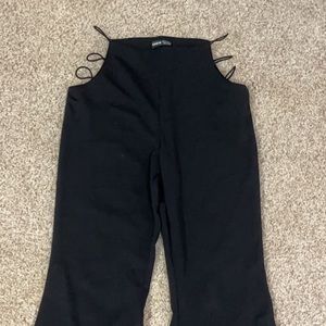 Shein black flare leggings